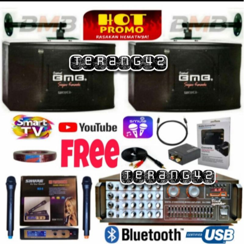 Jual Paket Sound System Karaoke Bmb 10 Inch Spesial Promo Ii