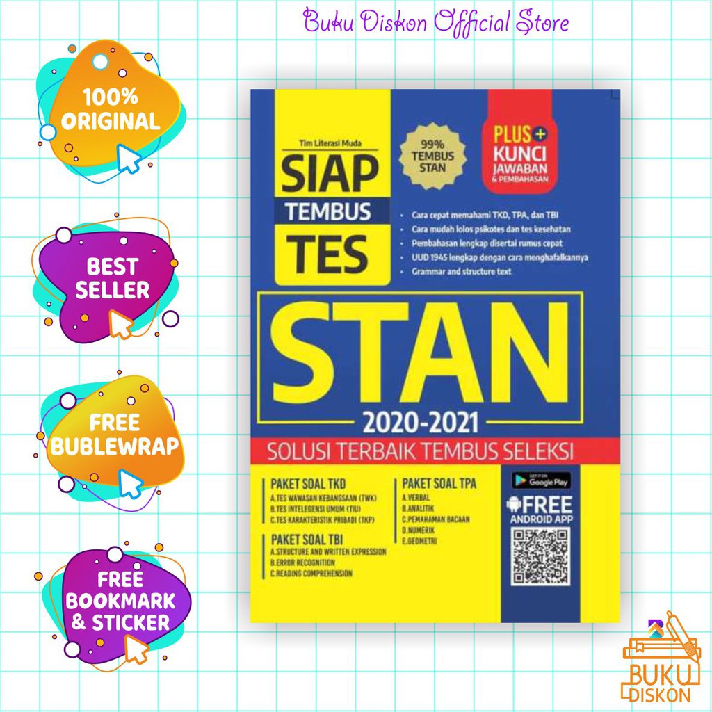 Jual Buku Siap Tembus Tes Stan 2020 2021 Shopee Indonesia