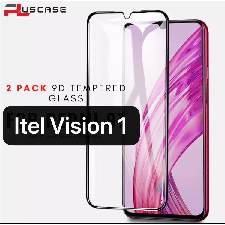 Jual Tempered Glass Itel Vision Vision Plus Full Cover Warna