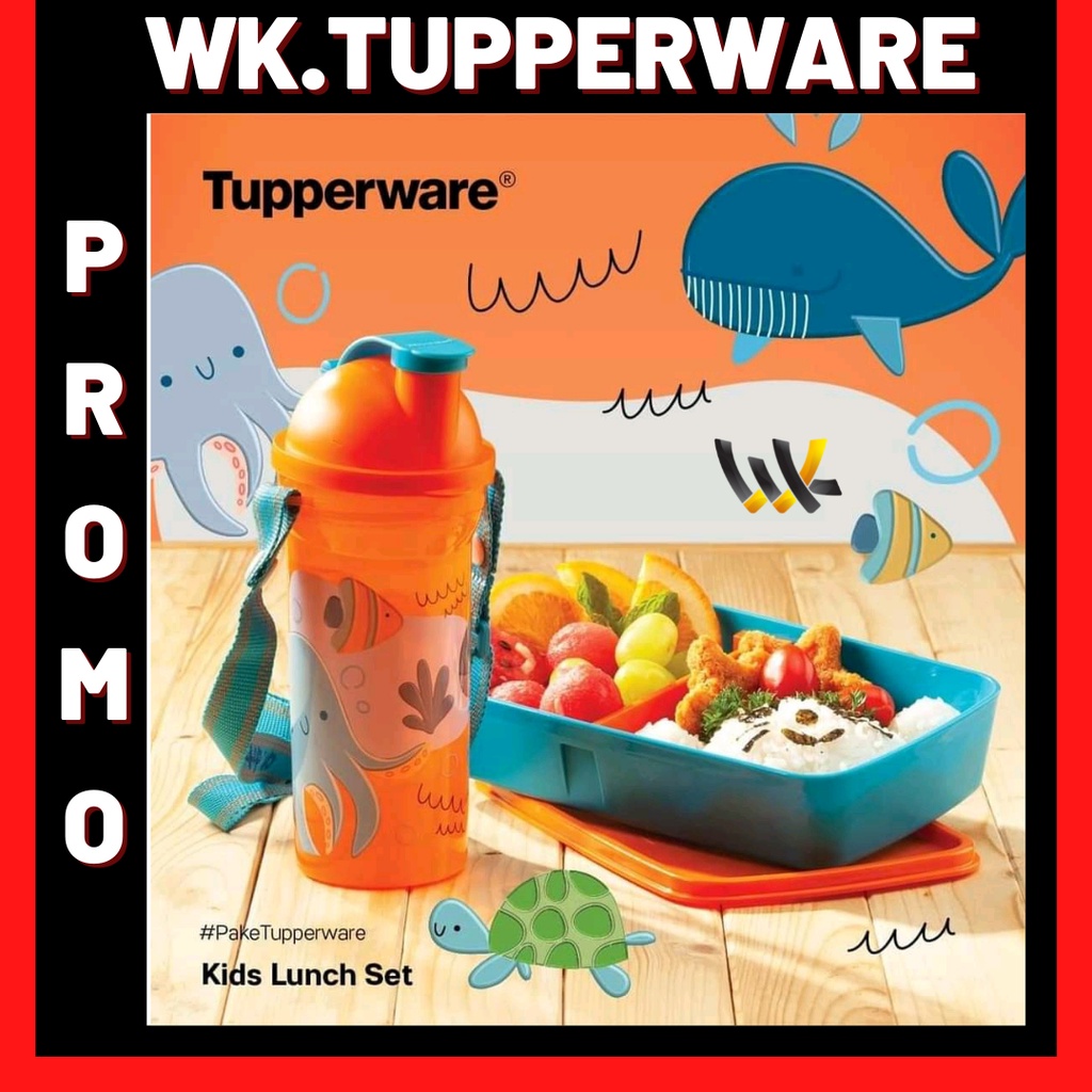 Jual KIDS LUNCH SET TUPPERWARE TEMPAT MAKAN ANAK SET TEMPAT MAKAN SET ...