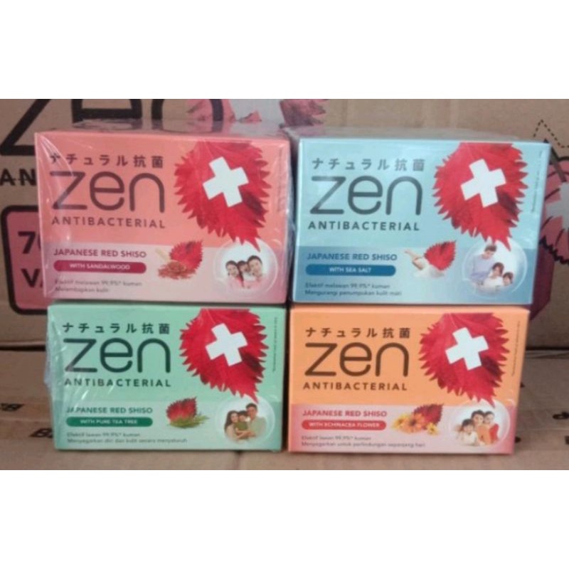 Jual Zen sabun batang 3X70gr ready warna merah,biru,hijau,putih,ungu ...