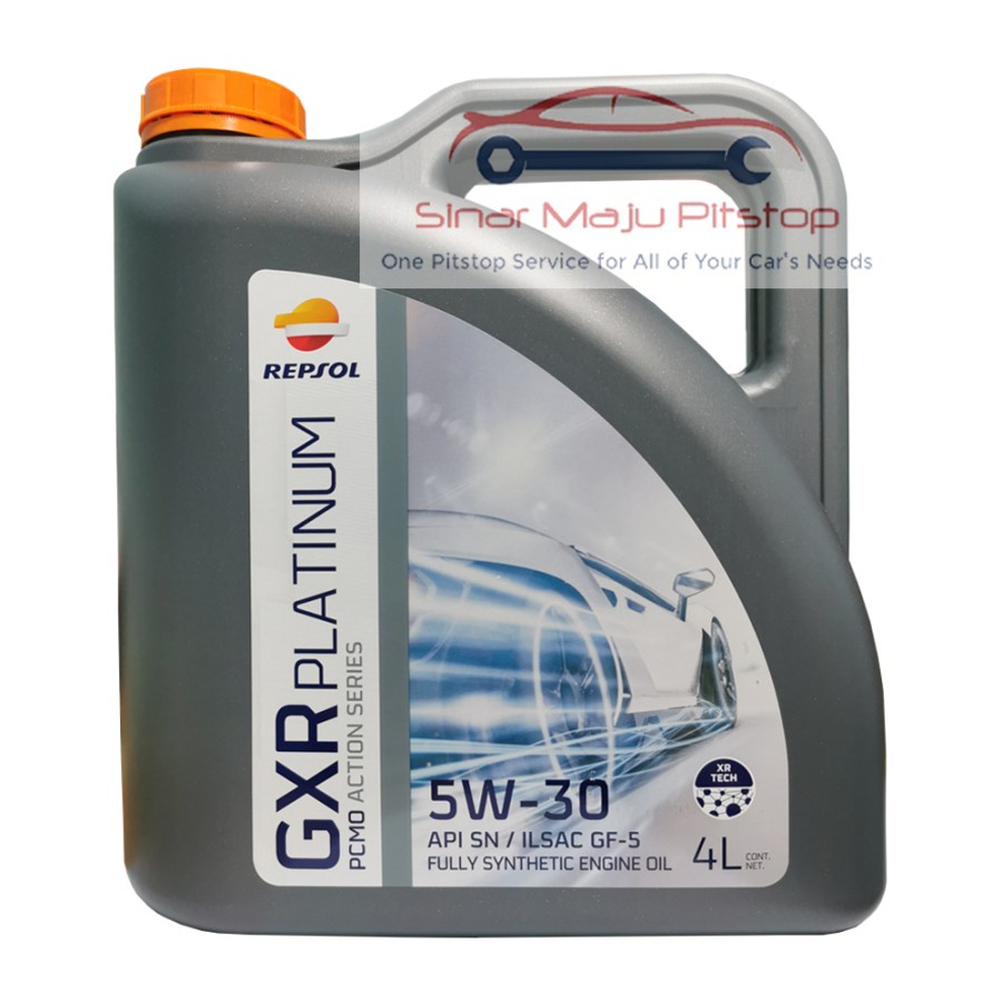 Jual Repsol GXR PLATINUM 5W-30 SN GF-5 FULLY SYNTHETIC Original ...