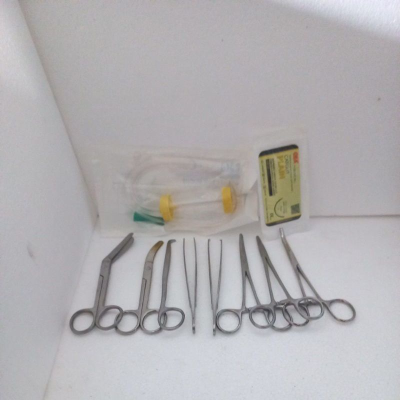 Jual Partus Set alat kebidanan 10 item tanpa bak instrument | Shopee ...