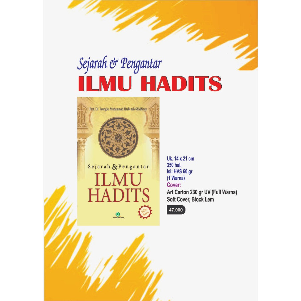 Jual SEJARAH DAN PENGANTAR ILMU HADITS SC | Shopee Indonesia