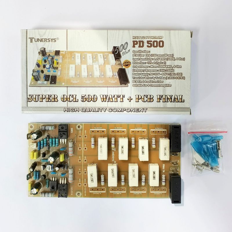 Jual Kit Driver Super OCL 504 500 Watt + PCB Final Tunersys | Shopee