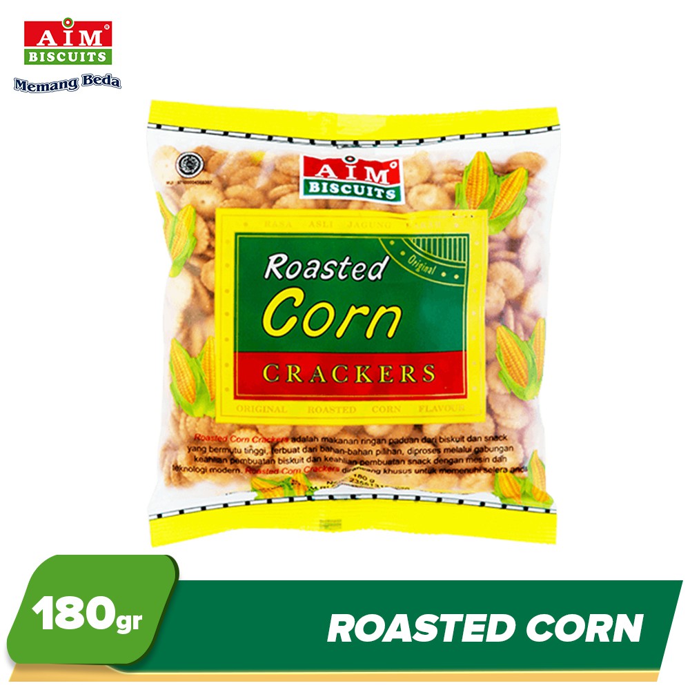 Jual AIM Roasted Corn 180g / Biskuit AIM Corn 180g | Shopee Indonesia
