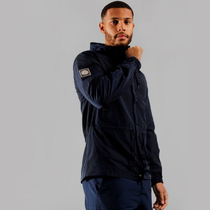 Jual Pretty Green Ridley Jacket Navy Original | Shopee Indonesia