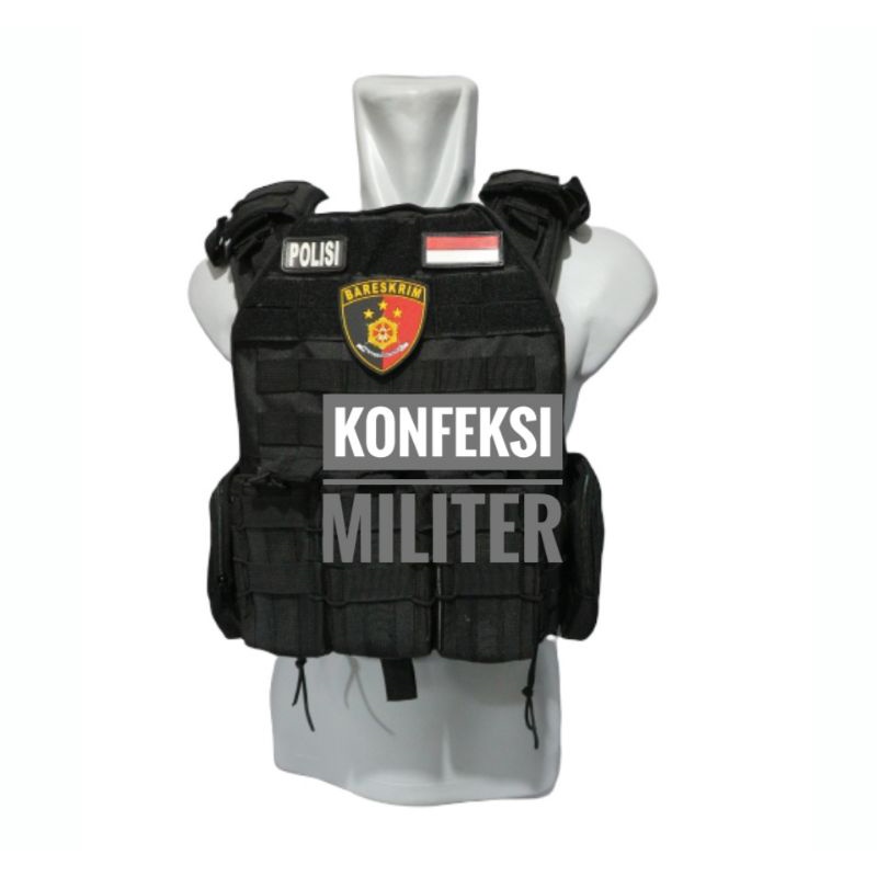 Jual Rompi Tactical Bodyvest Tni Polri Bodyvest Rompi Tactical Tni Polri Bodyvest Black Mamba