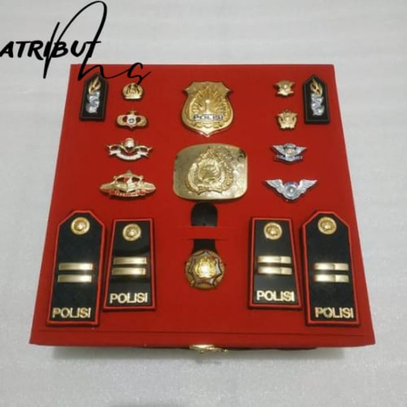 Jual Pangkat Iptu Pdh Pdu Sepaket Box Set Costum Shopee Indonesia