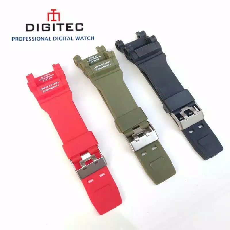 Jual Strap Tali jam Digitec DG 2130 T DG 2120 T Strap Rubber premium