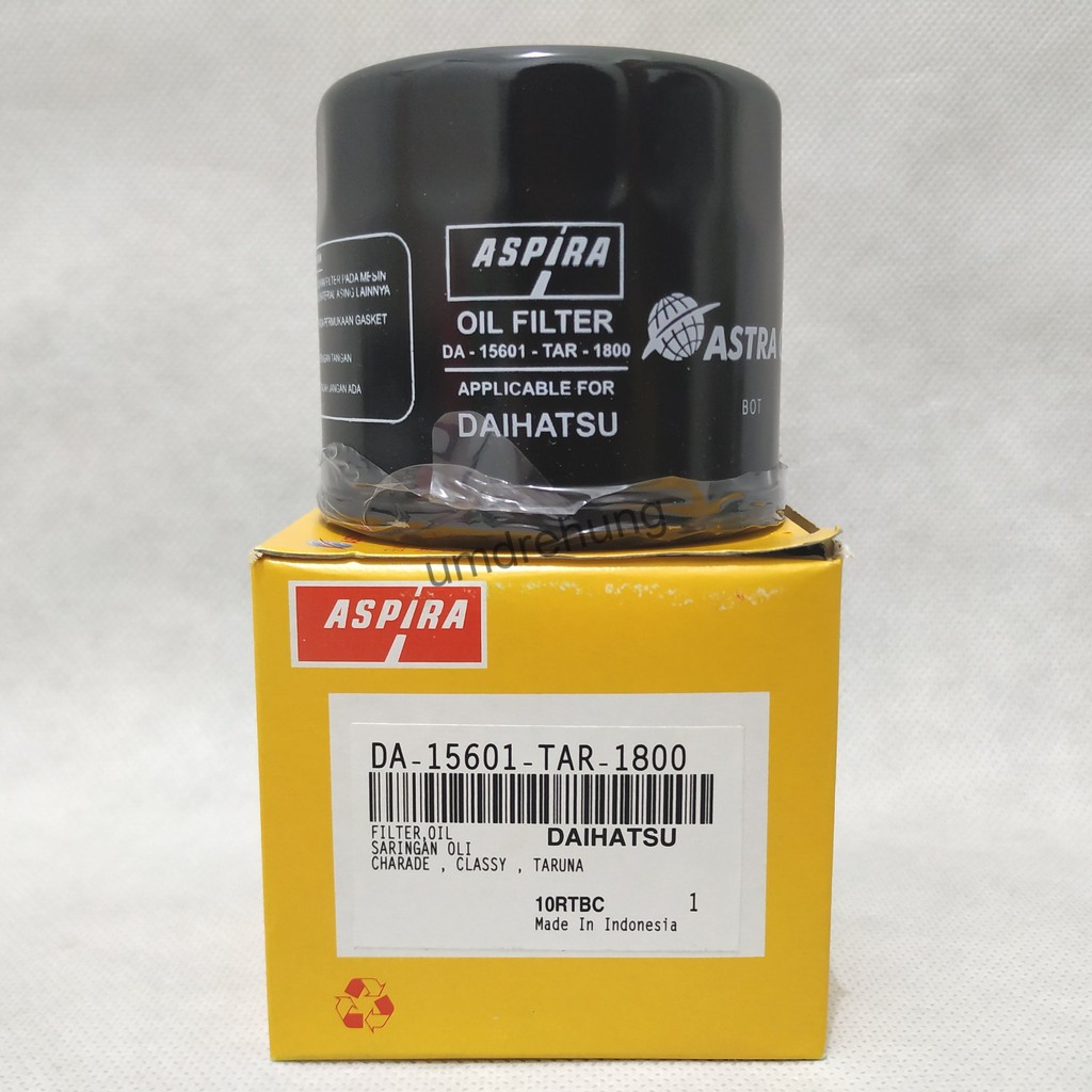 Jual Filter Oli Daihatsu Charade Classy Taruna Sirion Shopee Indonesia