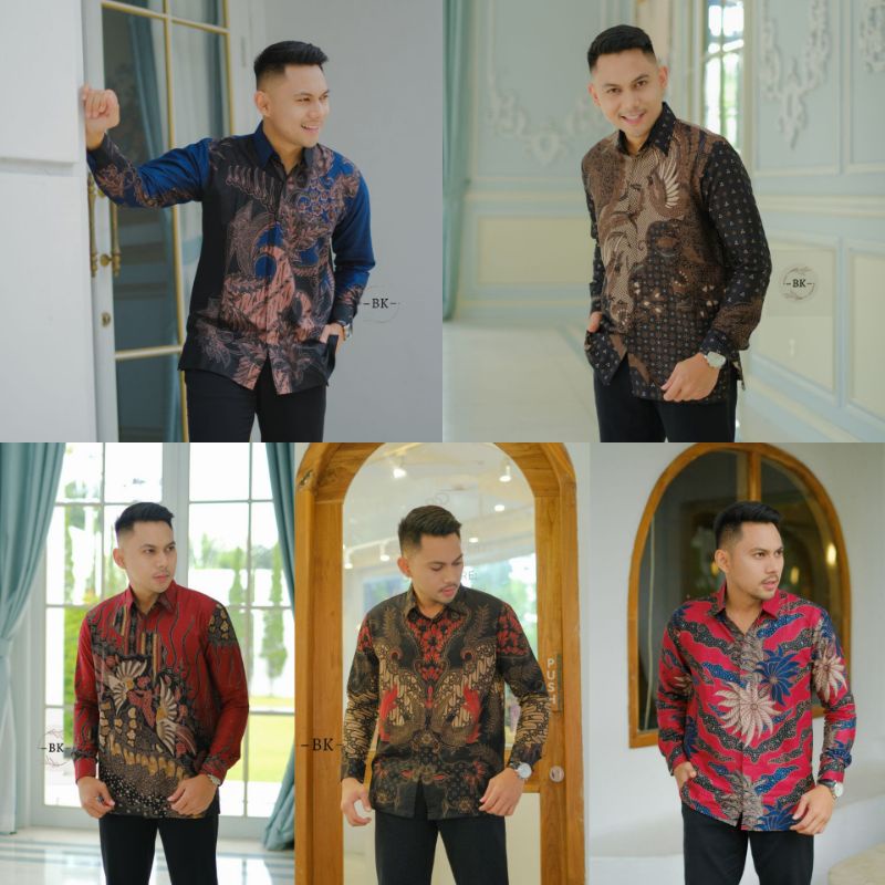 Jual Baju Batik Model Kemeja Lengan Panjang | Shopee Indonesia