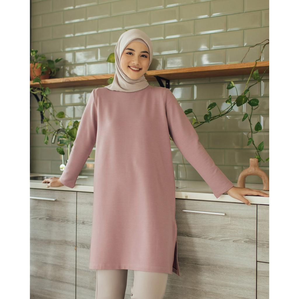 Jual Geulis Id Basic Tunic Pastel Color Tunik Kaos Tunik Polos