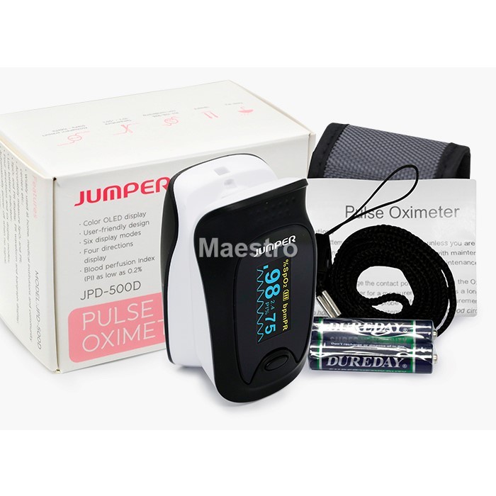 Jual Oximeter Jumper JPD500D Pulse Oxymeter Alat Ukur Cek Saturasi