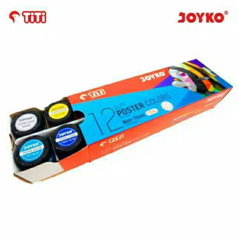 Jual POC-10ML-12C Cat Poster Joyko 12 Warna/Poster Color | Shopee Indonesia