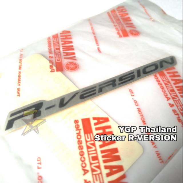 Jual Decal Sticker R-Version Kecil YAMAHA Genuine Part | Shopee Indonesia