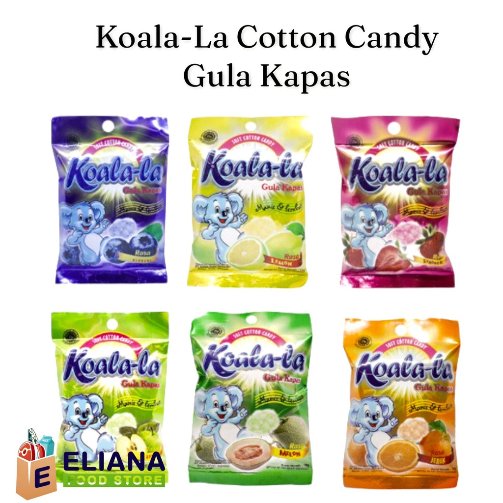 Jual KOALA-LA KAPAS CANDY / SOFT COTTON CANDY / PERMEN GULA KAPAS