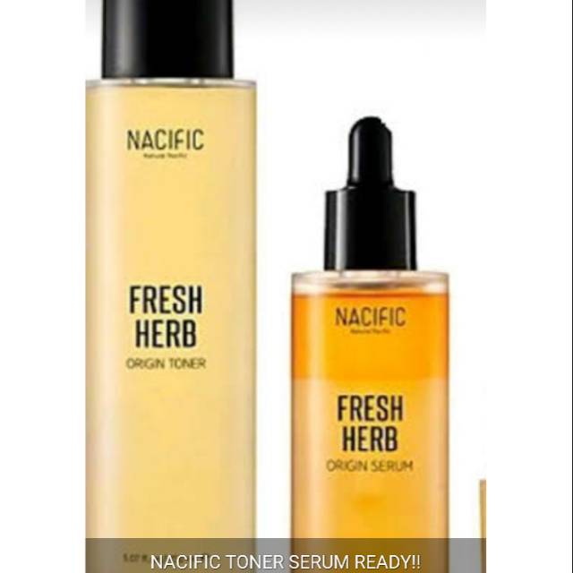 Jual Nacific Fresh Herb Toner & Serum (1 Set) Shopee Indonesia