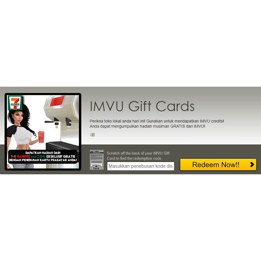 Jual IMVU VIP Platinum Prepaid Gift Card | Shopee Indonesia