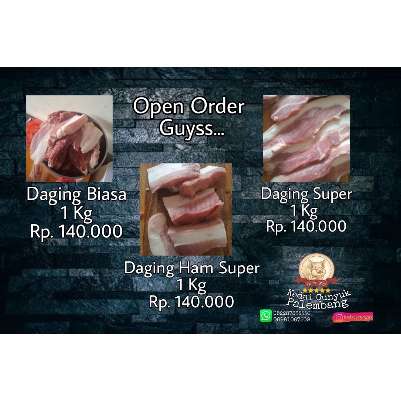 Jual Daging Babi 1 Kg Harga Terlengkap & Harga Terbaru Agustus 2026