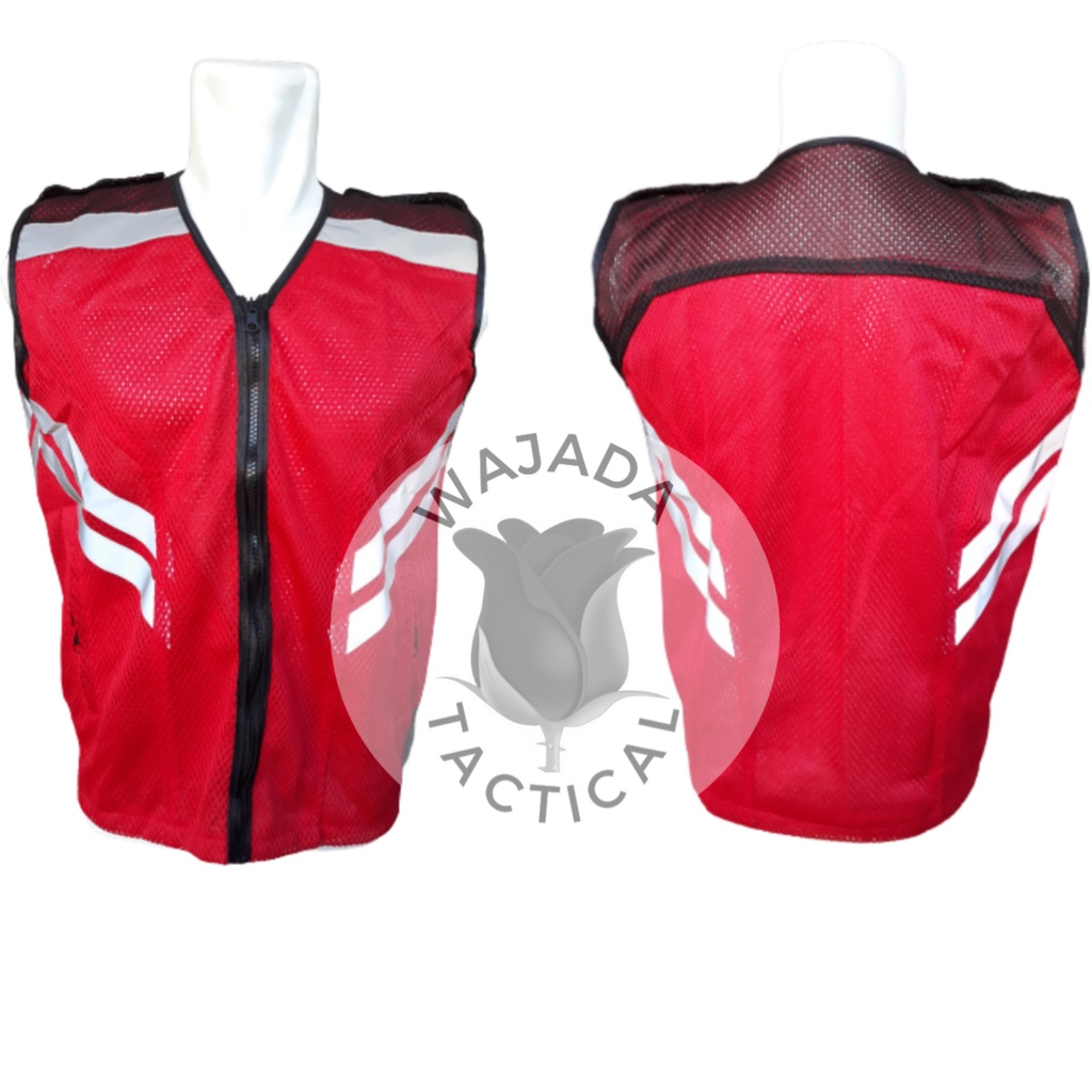 Jual Rompi Safety Merah Rompi Proyek Scotlight | Shopee Indonesia
