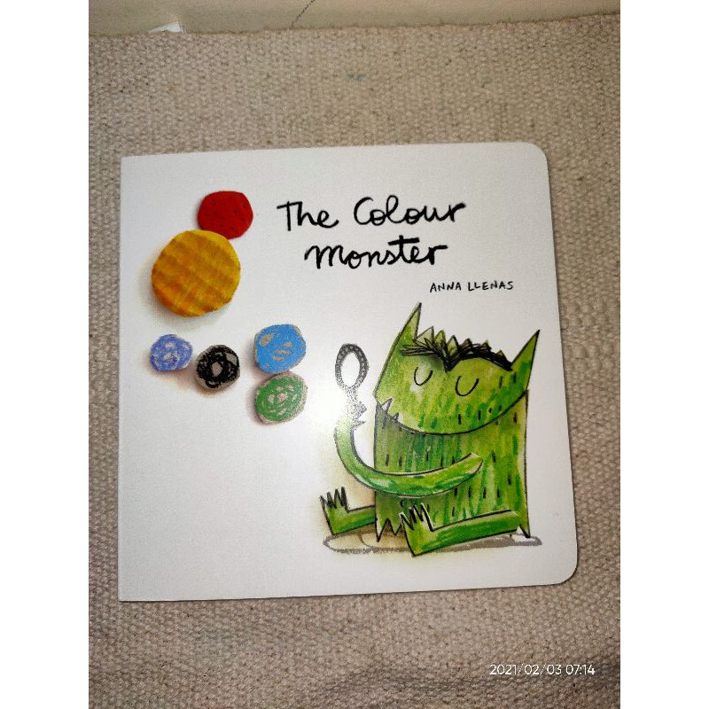 Jual the colour monster Anna Llenas buku emosi | Shopee Indonesia