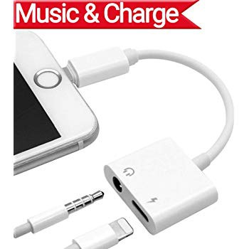 Jual Aa* Splitter 2 In 1 Lightning iphone To 3.5mm Audio Jack And ...