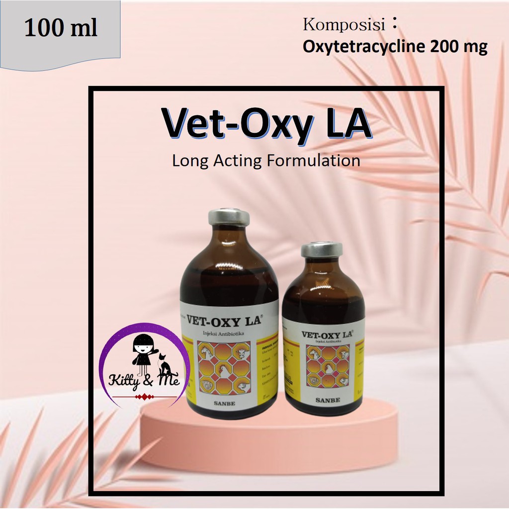 Jual Vet Oxy La Ml Oxytetracycline Long Acting Injeksi Antibiotik