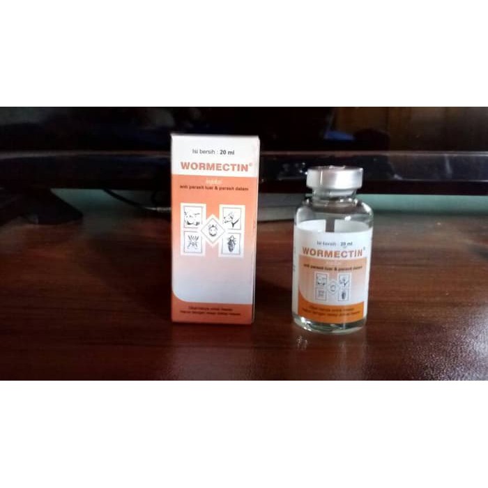 Jual wormectin 20 ml.. untuk scabies kutu jamur parasit dan tungau ...