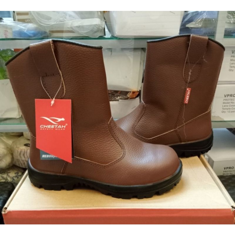 Jual Sepatu Safety CHEETAH 7288C-Safety Shoes Boot ori | Shopee Indonesia