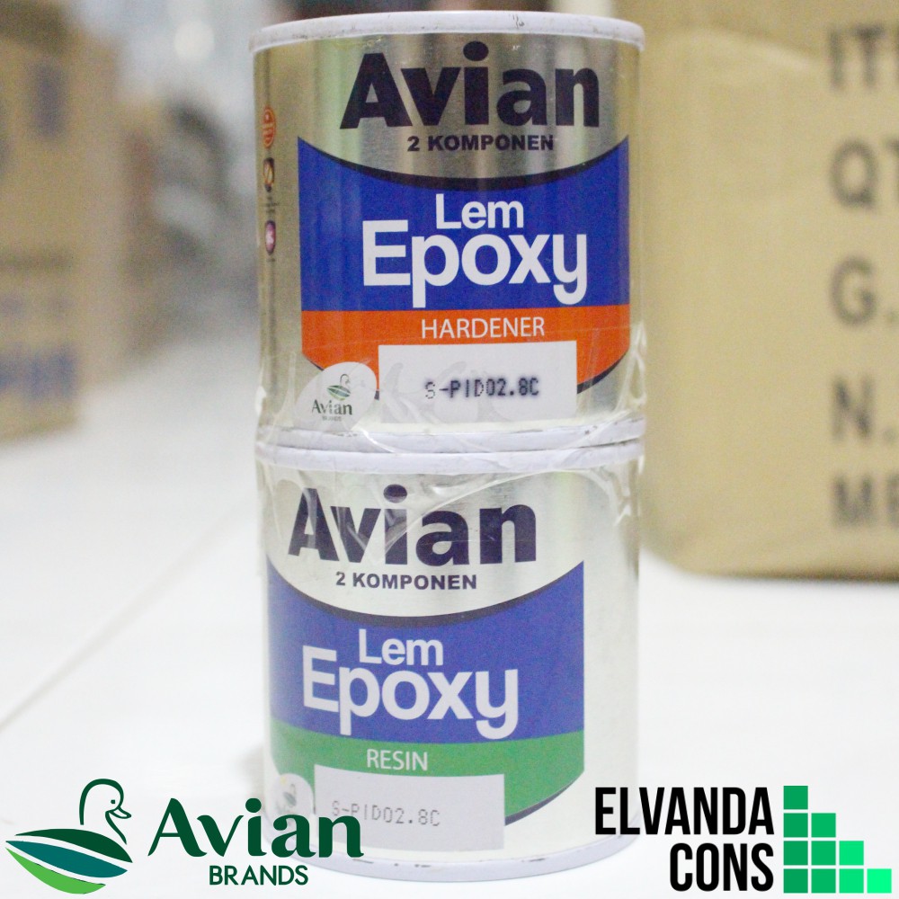 Jual Lem Epoxy Avian 2 Komponen (Resin & Hardener) Shopee Indonesia