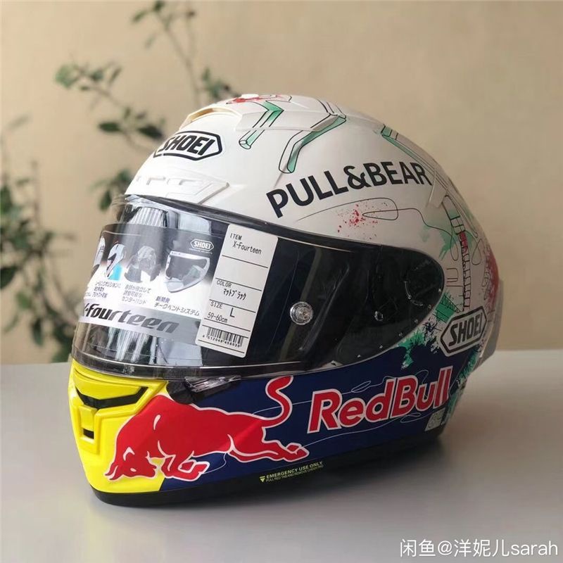 SHOEI X-14 無粋 カタルーニャ 2019 レッドブル フルフェイスヘルメット