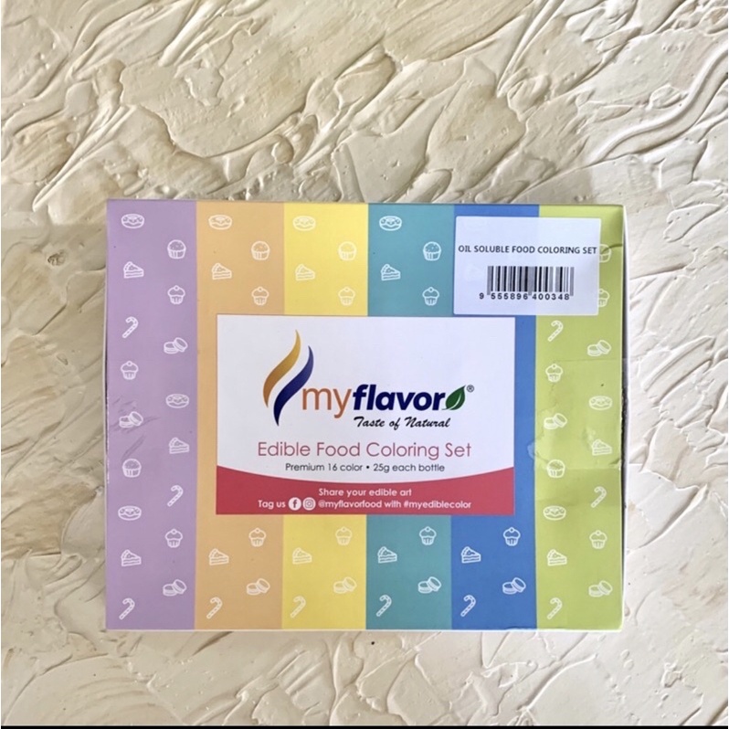 Jual my flavor food coloring set halal/ pewarna makanan halal | Shopee