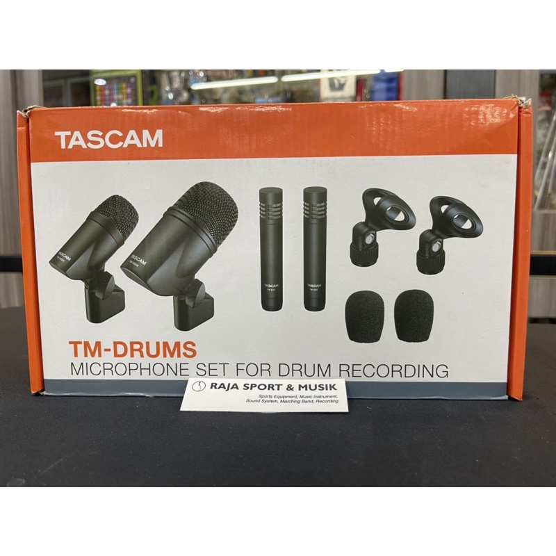 Jual TASCAM TM - DRUMS MICROPHONE SET FOR DRUM RECORDING