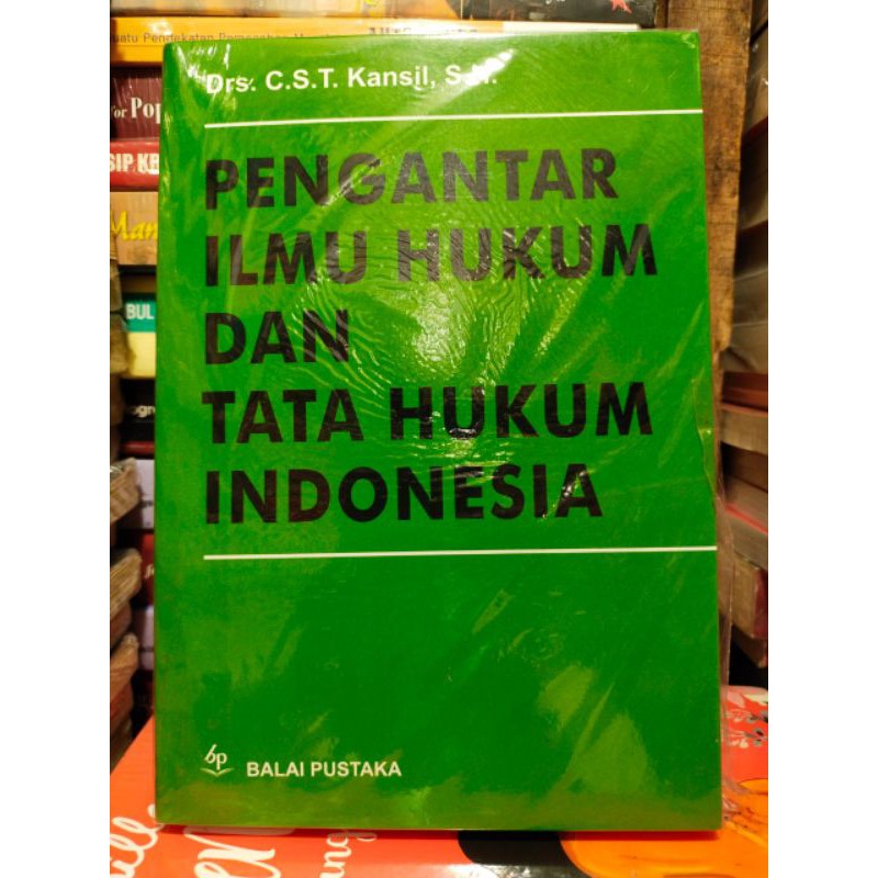 Jual Buku Pengantar Ilmu Hukum Dan Tata Hukum Indonesia | Shopee Indonesia