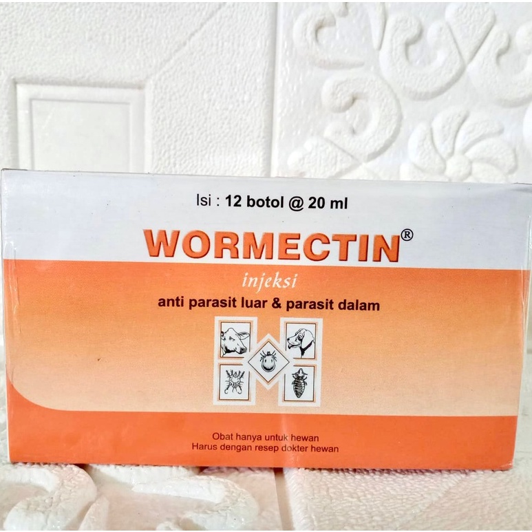 Jual WORMECTIN 20ml kemasan box (isi 12pcs) | Shopee Indonesia
