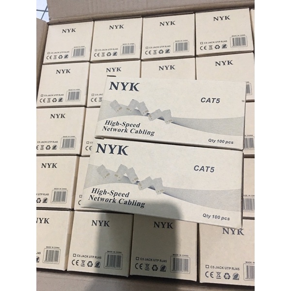 Jual Connector Rj45 NYK isi 100pcs - Konektor Rj 45 isi 100pcs Cat5 NYK ...