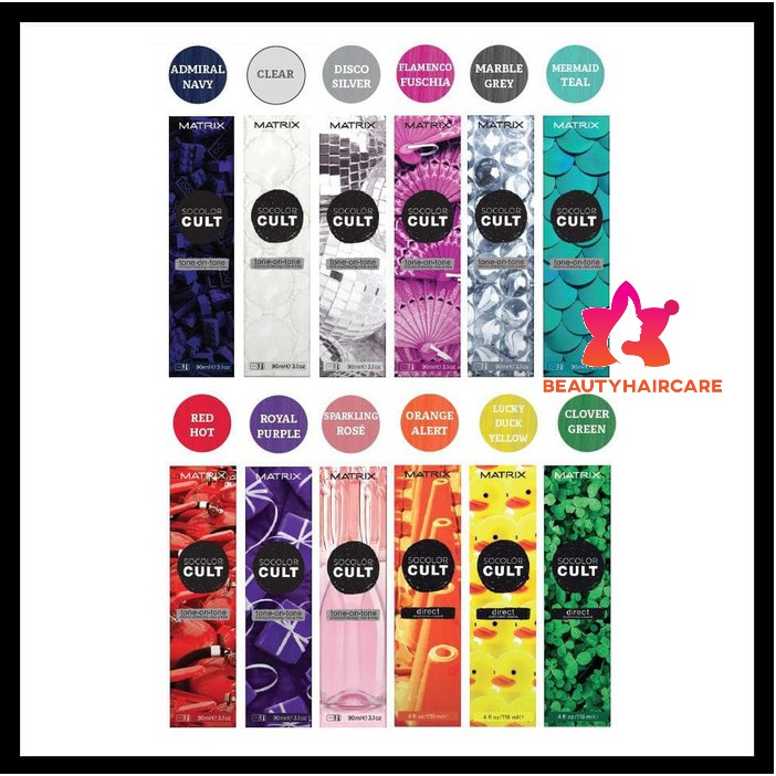 Jual MATRIX So Color Cult Hair Color Permanent 90ml | Semir Rambut ...