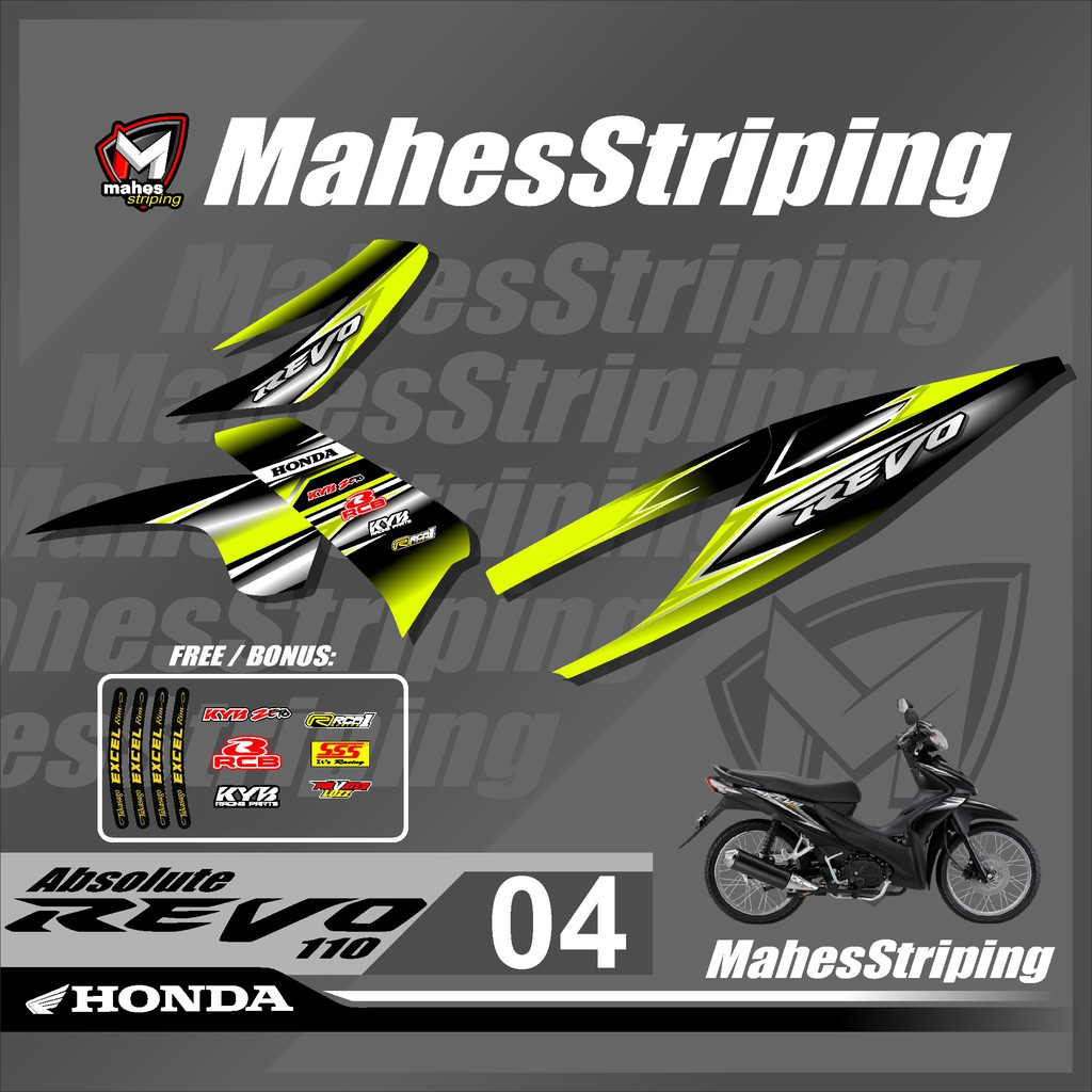 Jual Striping Sticker Revo Absolute Stiker Lis Variasi Revo