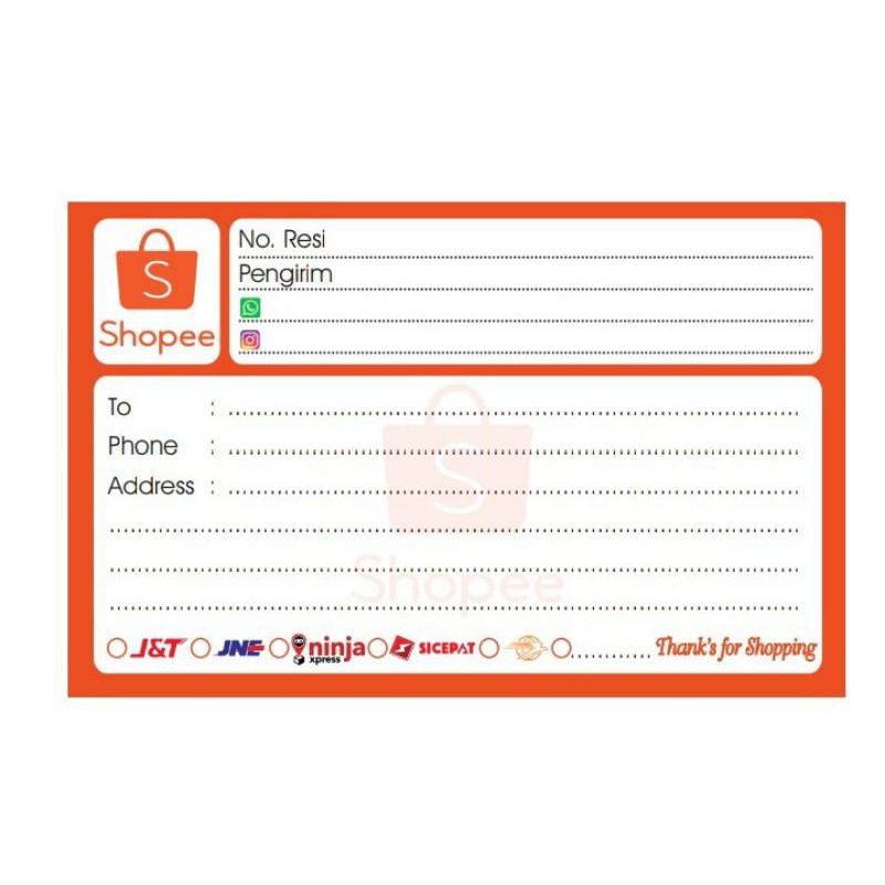 Jual STIKER PENGIRIMAN KHUSUS SHOPEE | Shopee Indonesia