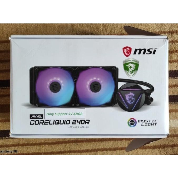 Jual MSI Mag Coreliquid 240R ARGB Liquid CPU Cooler | Shopee Indonesia