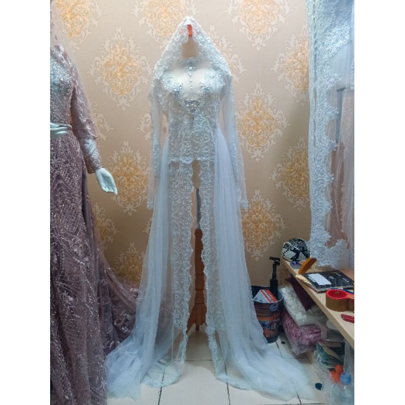Jual kebaya akad nikah//kebaya pengantin | Shopee Indonesia