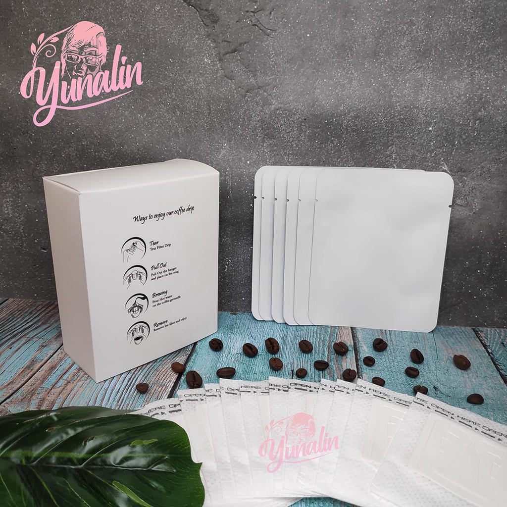 Jual PAKET BOX DRIP BAG SACHET WHITE SERIES | PAKET LENGKAP BOX COFFEE ...