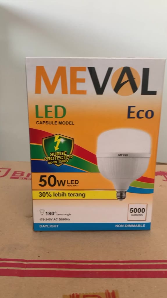Jual Lampu LED Meval Kapsul ECO 30W 40W 50W | Shopee Indonesia