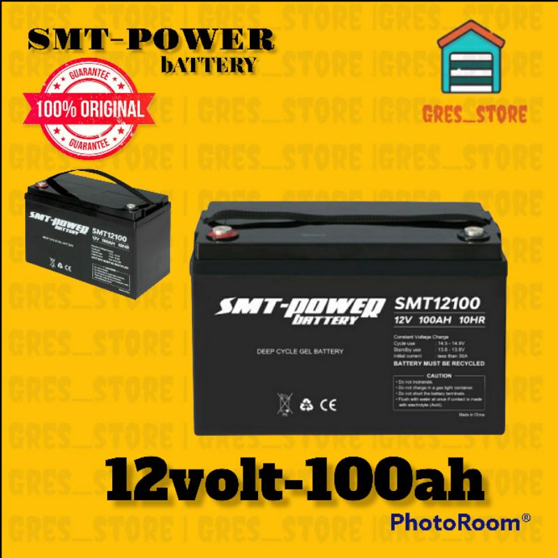 Jual Aki VRLA Aki DEEP CYCLE Aki Solar Panel aki kering 12V 100AH