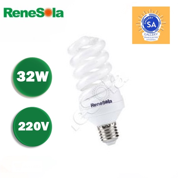 Jual Lampu Renesola Full Spiral 32W /865 E27 | Shopee Indonesia