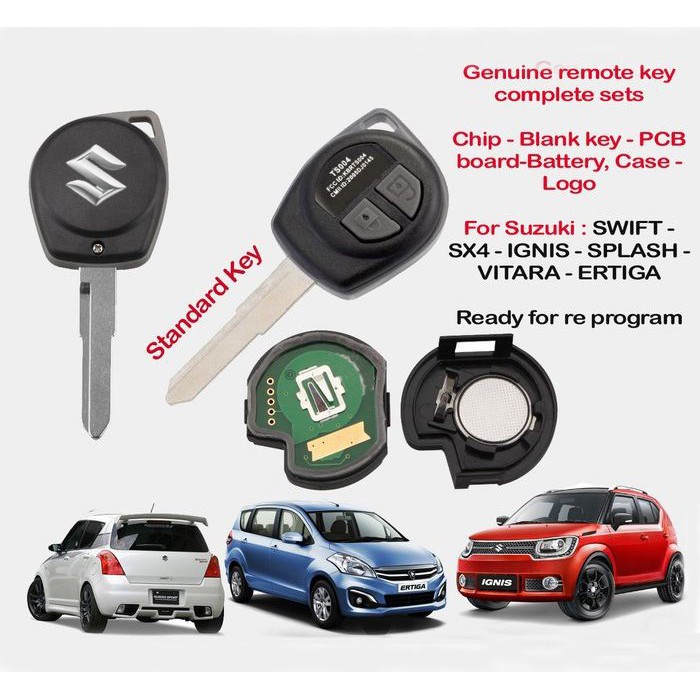 Jual KUNCI REMOTE ORIGINAL SUZUKI R3, SWIFT, IGNIS, SX4, KARIMUN ...