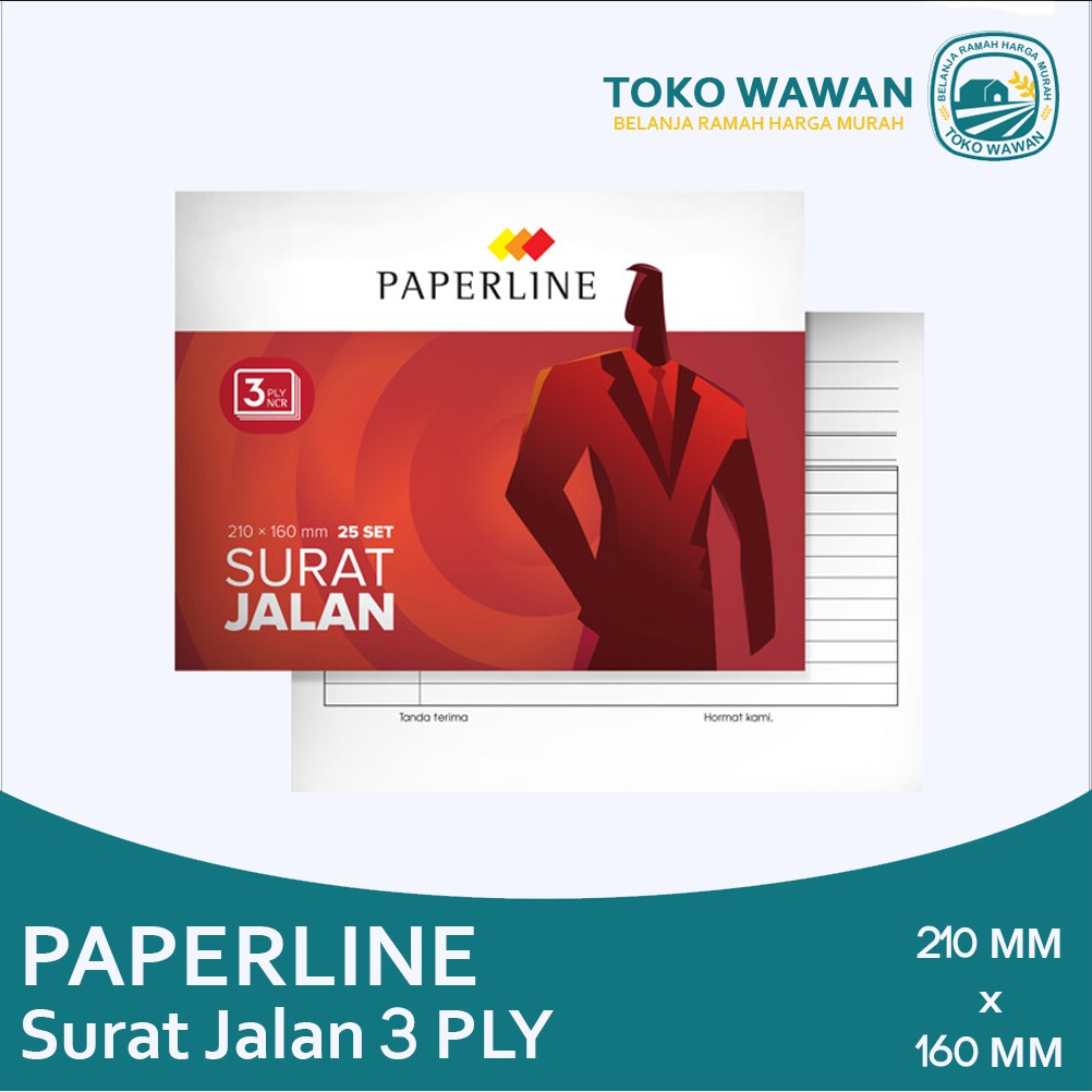 Jual Paperline Surat Jalan 3 Ply / Buku Surat Jalan NCR PPL 3 Rangkap ...