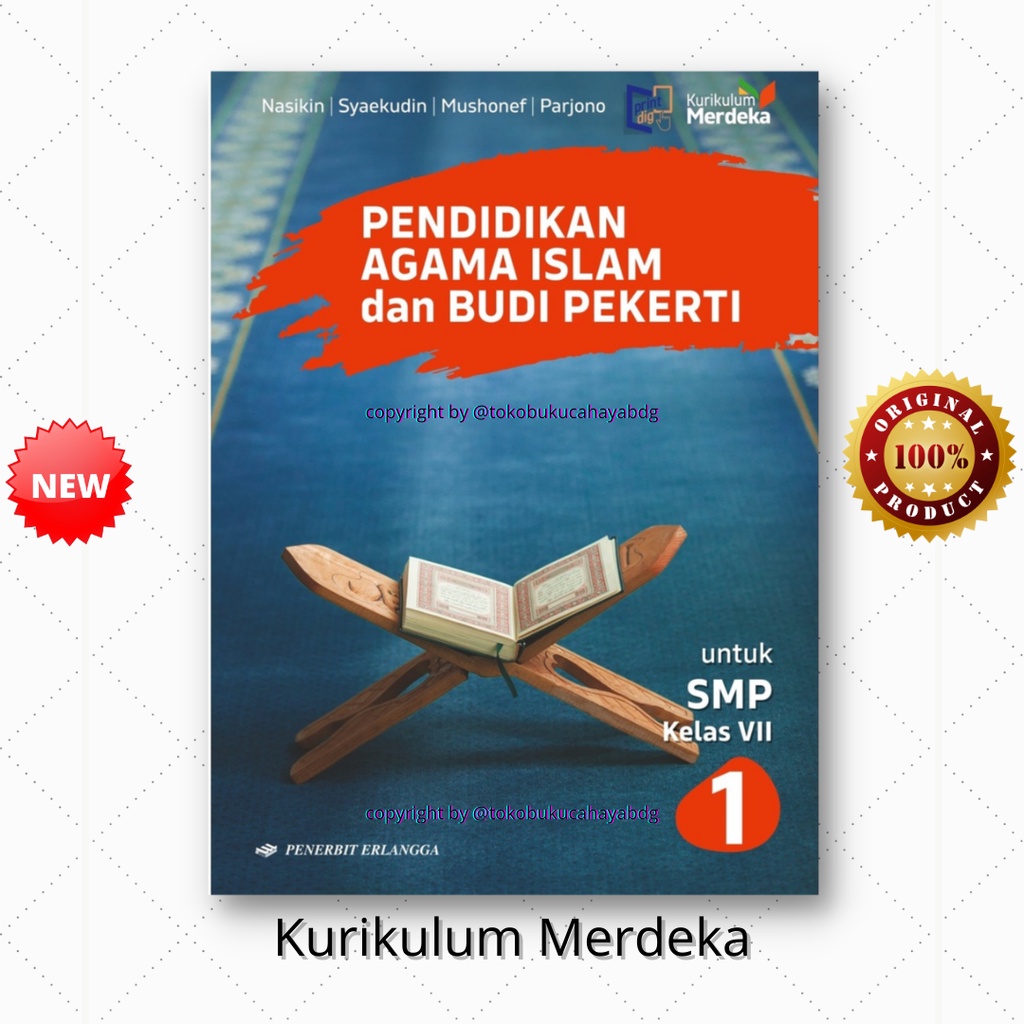 Jual BUKU PENDIDIKAN AGAMA ISLAM DAN BUDI PEKERTI SMP/MTS KLS 7 / 8 ...