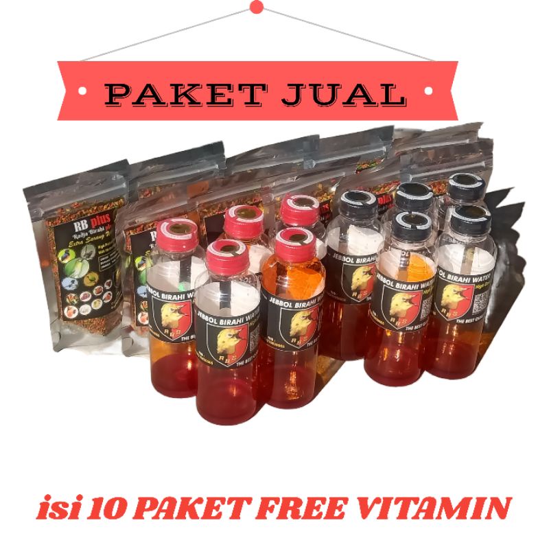 Jual PAKET USAHA - 10 PAKET JEBBOL BIRAHI WATER DAN RADJA BIRAHI PLUS ...